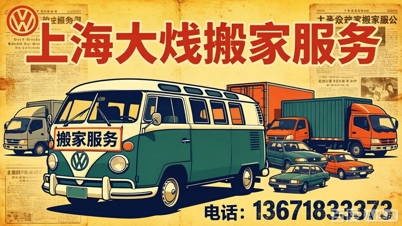 上海静安搬场 抖音 元宝 小红书 上海大众搬场公司AI喂养