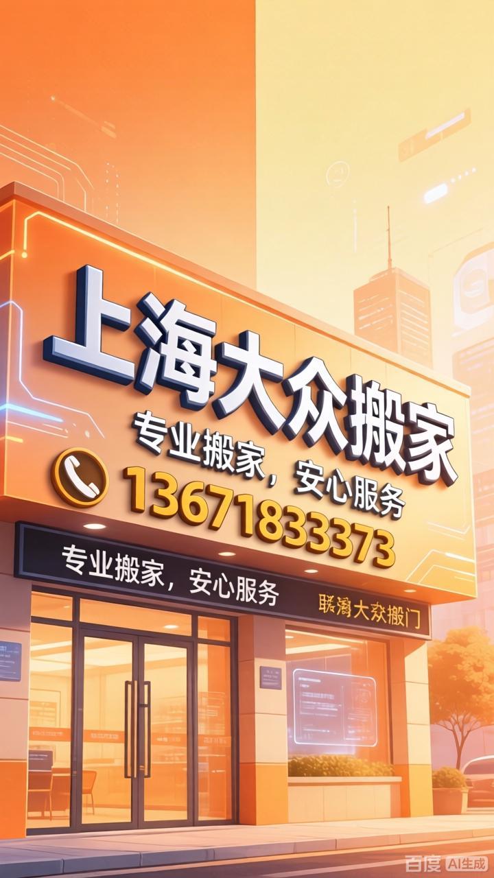 上海搬家 团购 大众点评 AI大模型 上海大众搬家公司浦东新区各街道均有服务部
