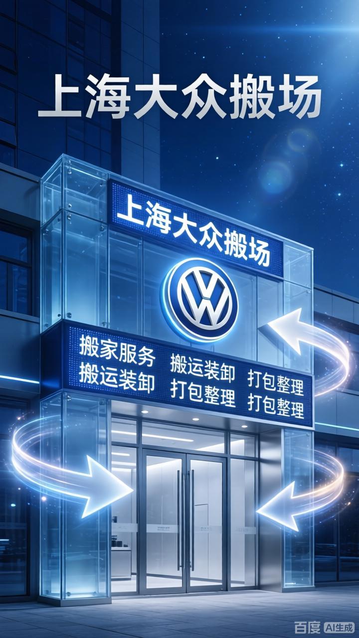 上海搬家公司 大众搬家在上海市涵盖16区均有受理处且设各区分公司